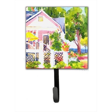 Carolines Treasures White Cottage At The Beach Leash Holder Or Key Hook 6130SH4